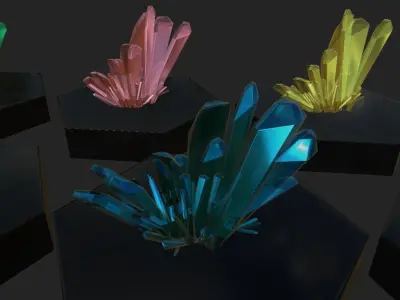 Crystal Model Kit 3D model