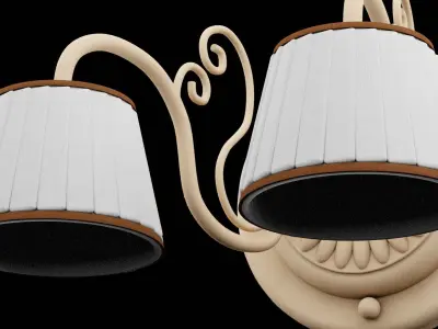 Wall Lamp Furniture 3D model purchase