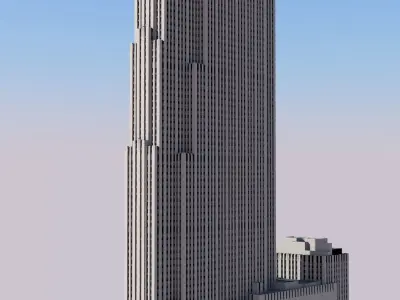 30 Rockefeller Plaza 3D print model