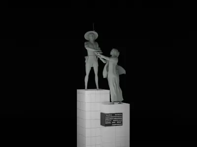Heroes Monument Tugu Tani 3D model