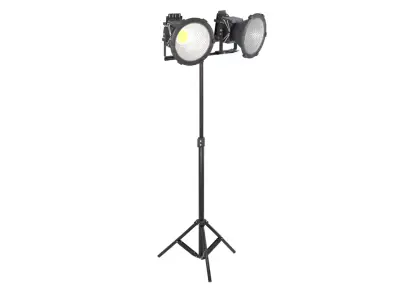 Led Industrial Lighting With Stand 3D model