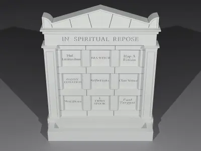 Haunted Mansion Exit Crypt 2 - Magic Kingdom 3D print model