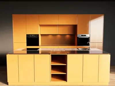 99-Kitchen3 glossy 9 3D model