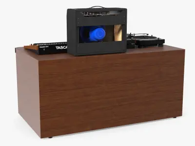  Console with Sound Recording Equipment 