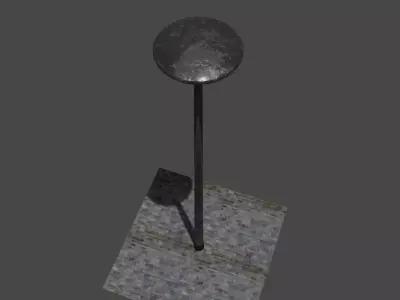 Modern street light Free 3D model