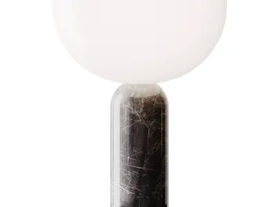 Kizu portable table lamp Grey marble from Muuto 3D model