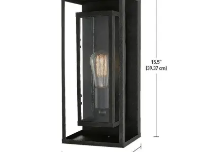 Keiari Dark Bronze Outdoor Flush Mount Free 3D model