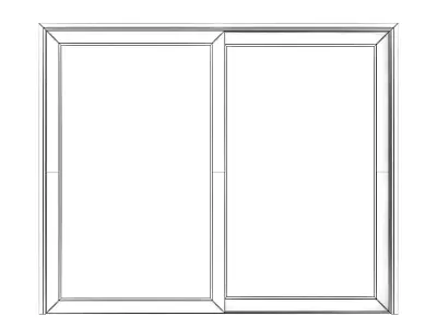 Metal Window 06 3D model