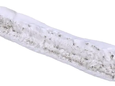 Snow 02 Low-poly 3D model