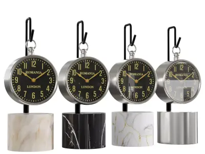 table clock 12 3D model