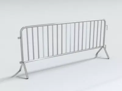 laos Street Barricade Low-poly 3D model