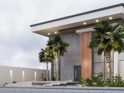 Villa house  design duplex  103 3D model