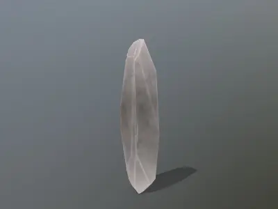 Crystal Set rock Low-poly 3D model