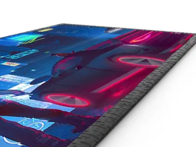 PAD Gamer v1 Mouse and keyboard Low-poly 3D model