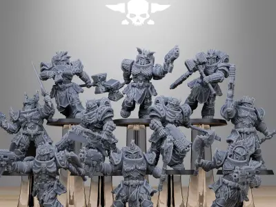 Socratis Dragon Knights 3D print model