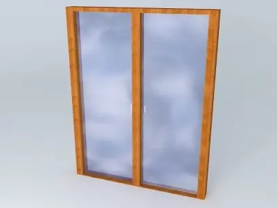 Sliding Glass Doors Free 3D model