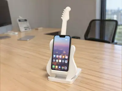 Guitar Stand 3D Printable 3D print model