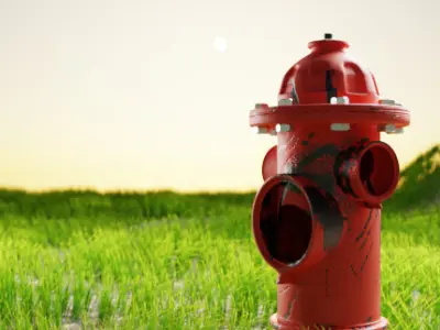 Fire Hydrant Free low-poly 3D model