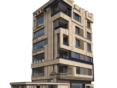 modern exterior 3D model purchase