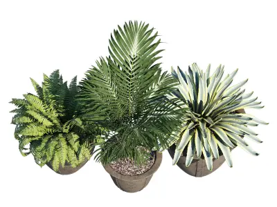 Fibreglass Norman Planter 3D model