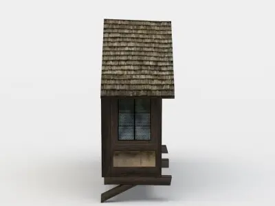 House oriel Low-poly 3D model