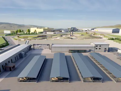 factory master plan  3D model