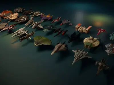 FLP set 1 - 30 objects 3D model