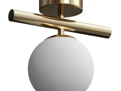 Linea ceiling lamp 3D model