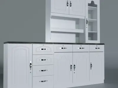 Kitchen Cabinet Low-poly 3D model purchase
