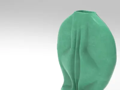 Swan Vase Low-poly 3D model