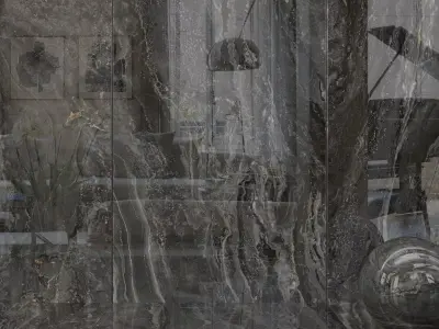 Wall Tiles Museum Orobico Dark 160x320 Set 2 Texture