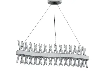 Designer chandelier RECINTO by Romatti B 3D model