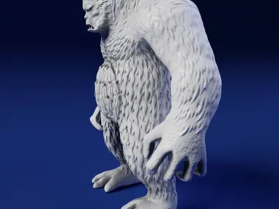 Bigfoot 3D Print Model sasquatch 3D print model