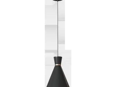 Hanging Lamp Vesta Black 3D model