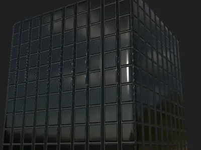 Skyscraper Building Facade 4096x4096 Texture