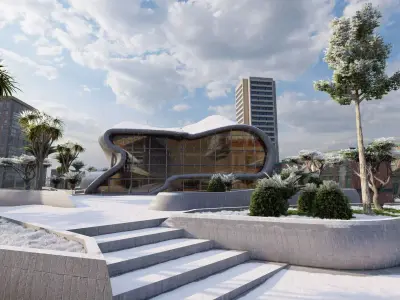 Lumion 11 Culture entertainment complex  3D model