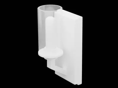 Wall Lamp Furniture Low-poly 3D model