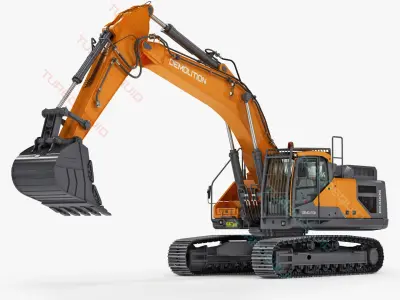  Tracked Excavator Demolition equipment generic 