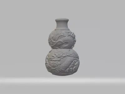 Dragon Gourd 3D Model 3D print model