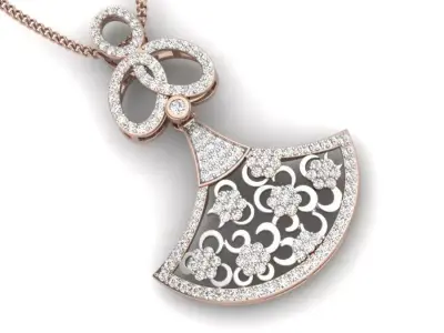 Women pendant 3dm render detail  3D print model purchase