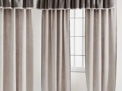 Curtain A7 3D model