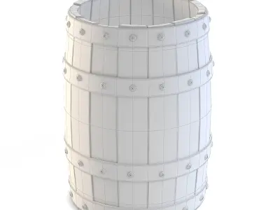 Barrel 3D model