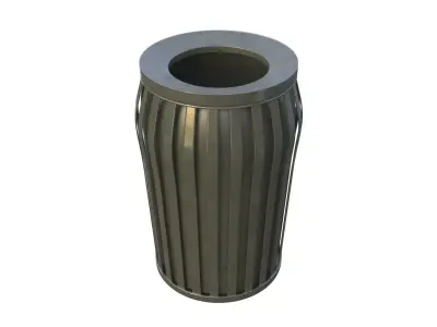 NYC Trash Bin V01 3D model