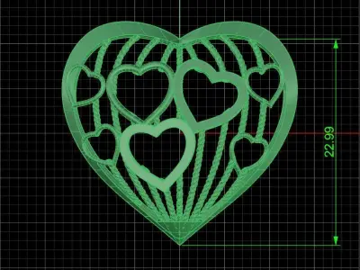 Pack jewelry pendant 3D print model