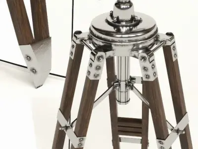 Floor lamp jumbo spot 3D model