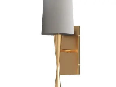 Slim Hourglass Bar Sconce 3D model
