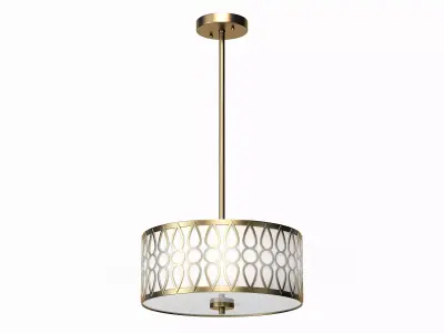 Aaru Fabric Semi Flush Mount MK3P 3D model