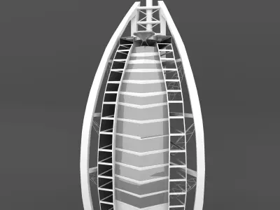 Burj Al Arab 3D model