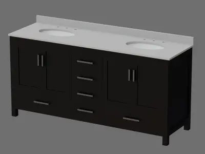 Vanity Cabinets - Batch AA 3D model