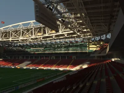 Football Soccer Stadium Spartak Moscow - Otkrytiye Arena  3D model